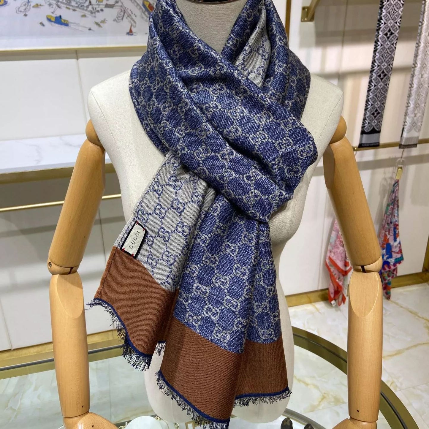 Denim Series Cotton Scarf Shawl