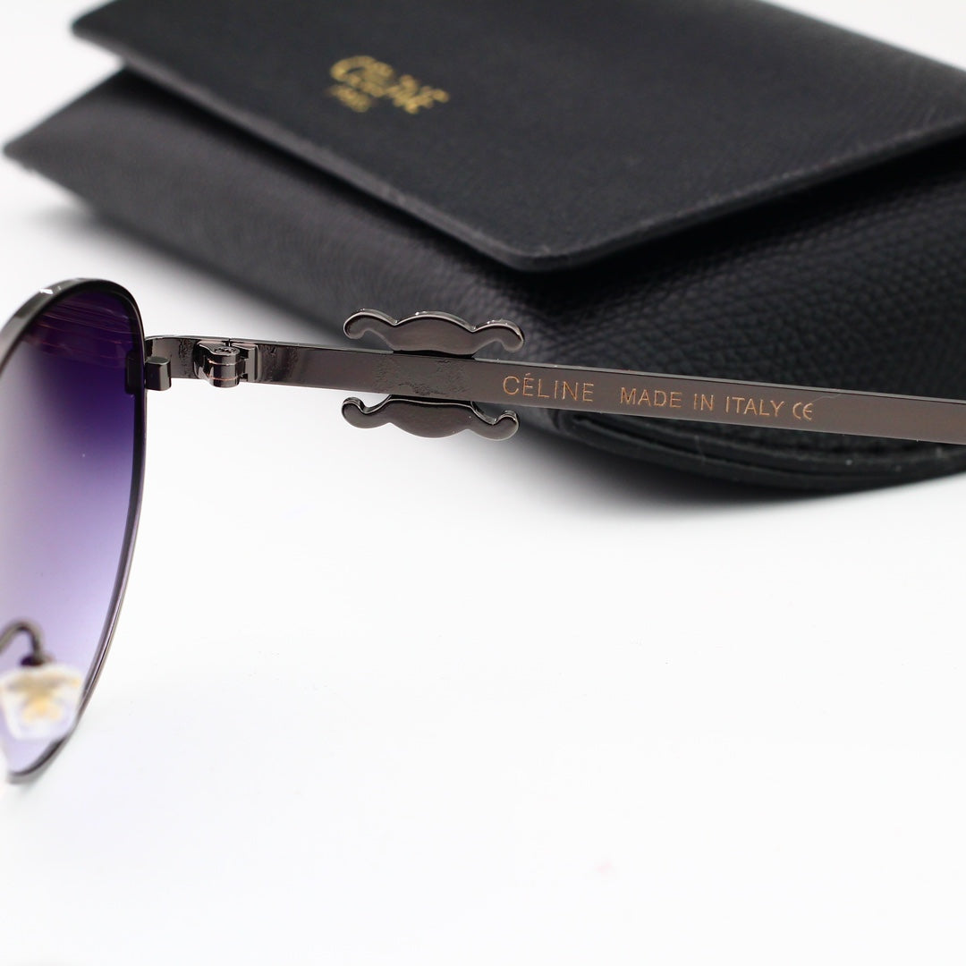 Vintage Metal Frame Round Sunglasses