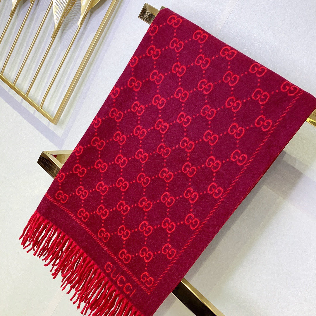 All-match Jacquard Fringed Scarf