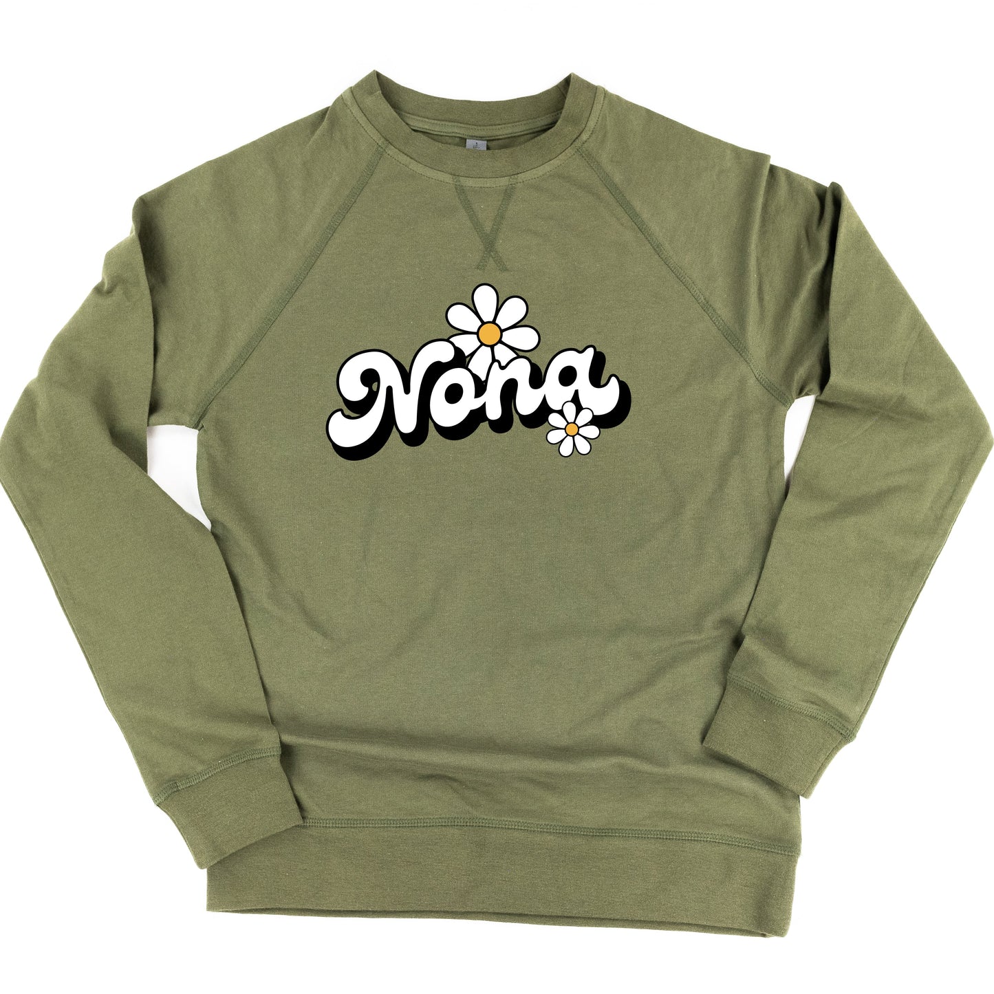 DAISY - NONA - w/ Full Daisy on Back - Lightweight Pullover Sweater