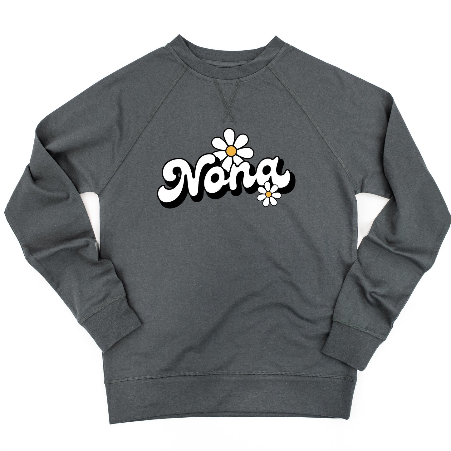 DAISY - NONA - w/ Full Daisy on Back - Lightweight Pullover Sweater