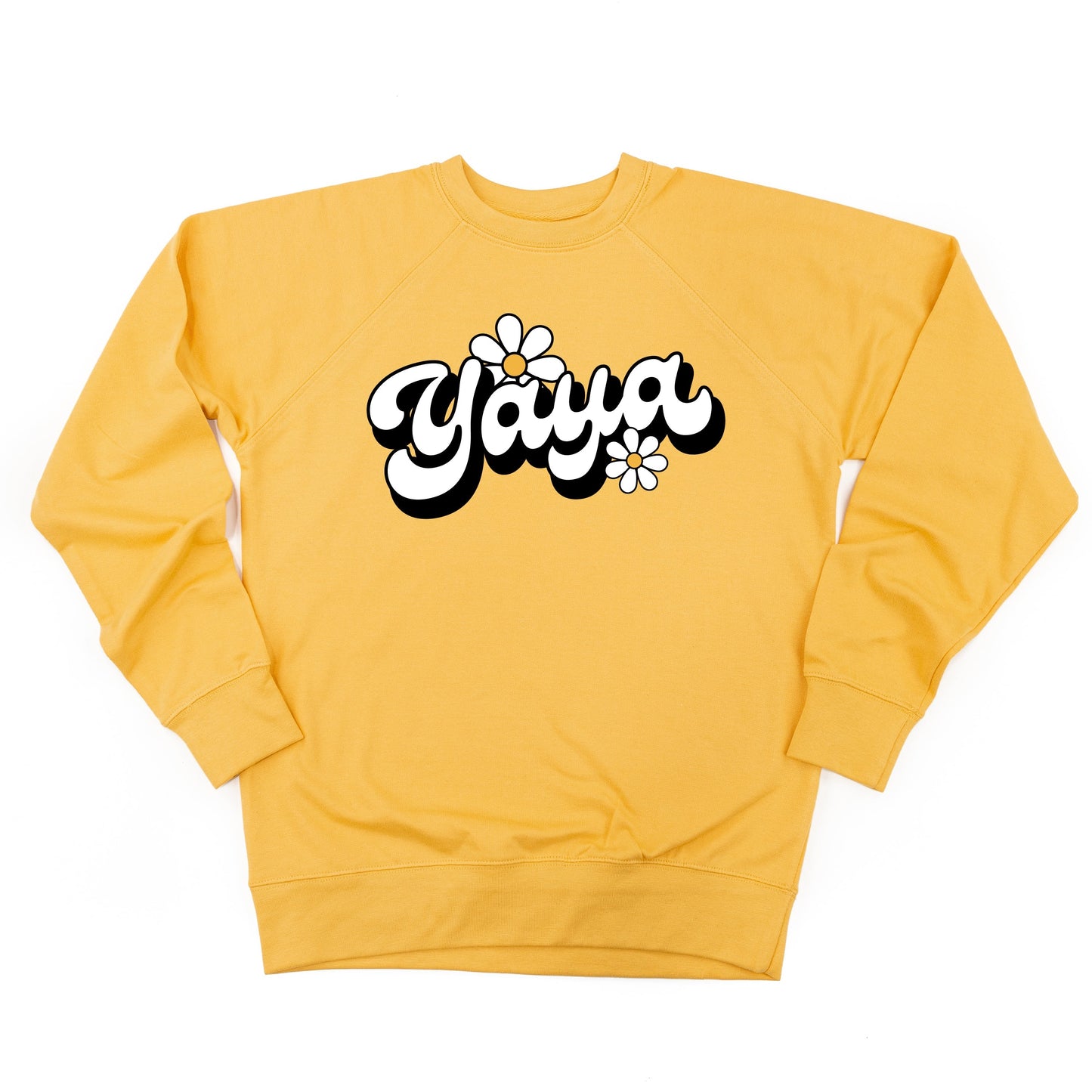 DAISY - YAYA - w/ Full Daisy on Back - Lightweight Pullover Sweater