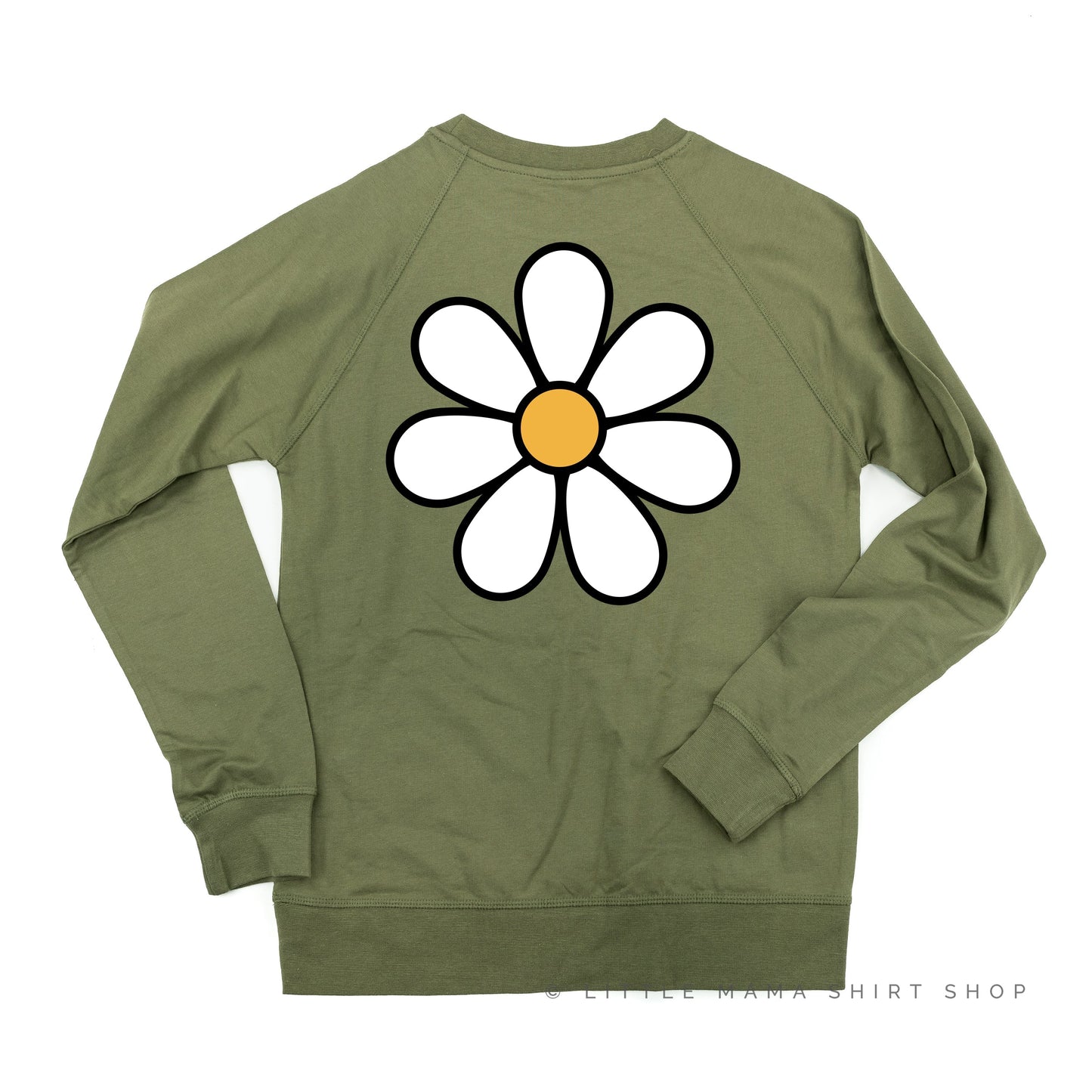 DAISY - NANNY - w/ Full Daisy on Back - Lightweight Pullover Sweater