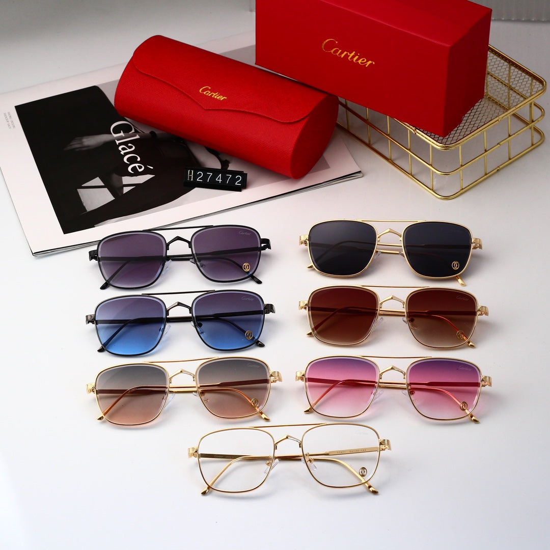 Golden Frame Sunglasses