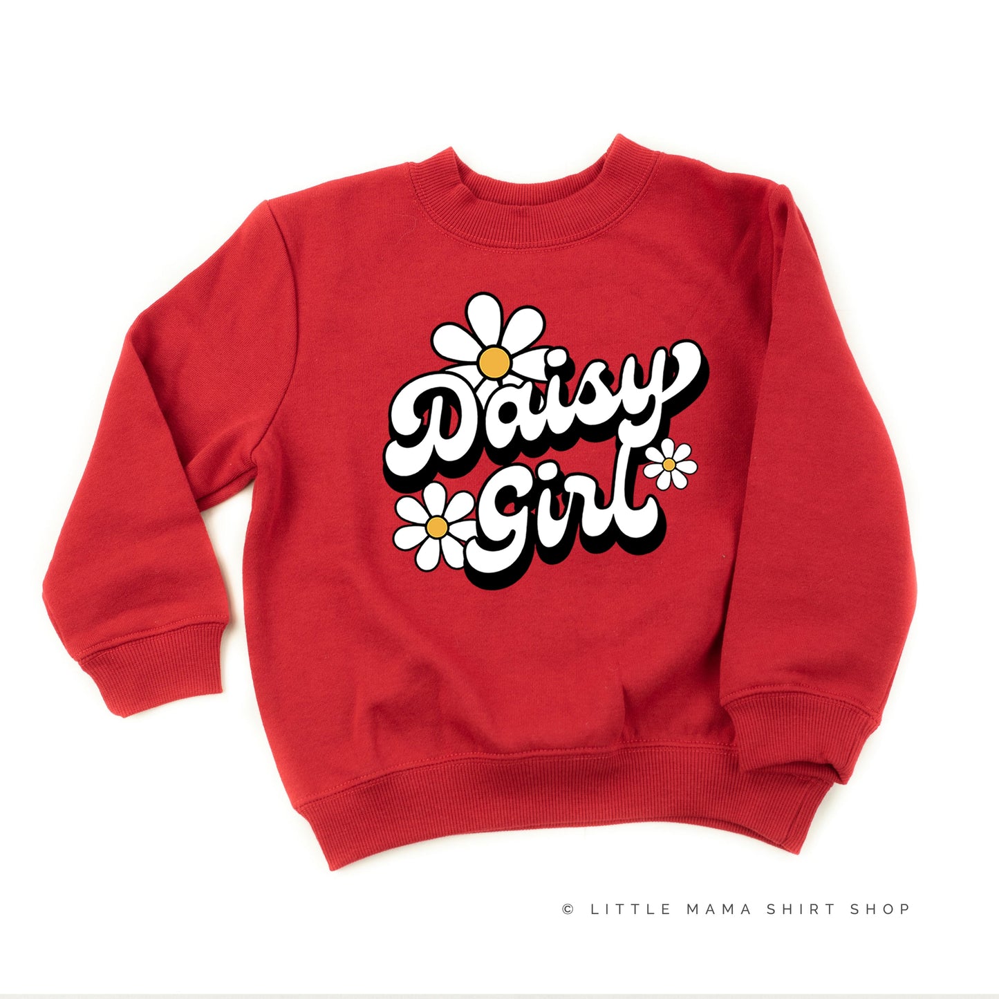 DAISY GIRL - w/ Full Daisy on Back - Child Sweater