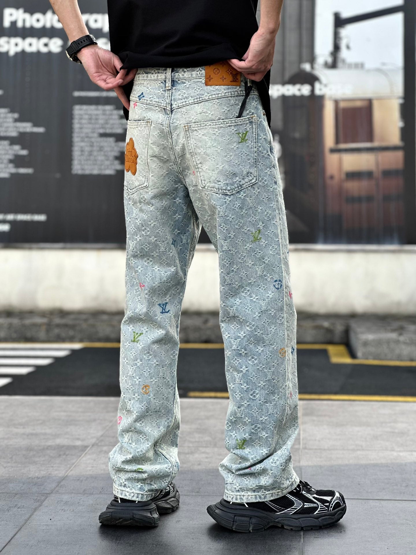 Luxe Printed Fashion Jeans