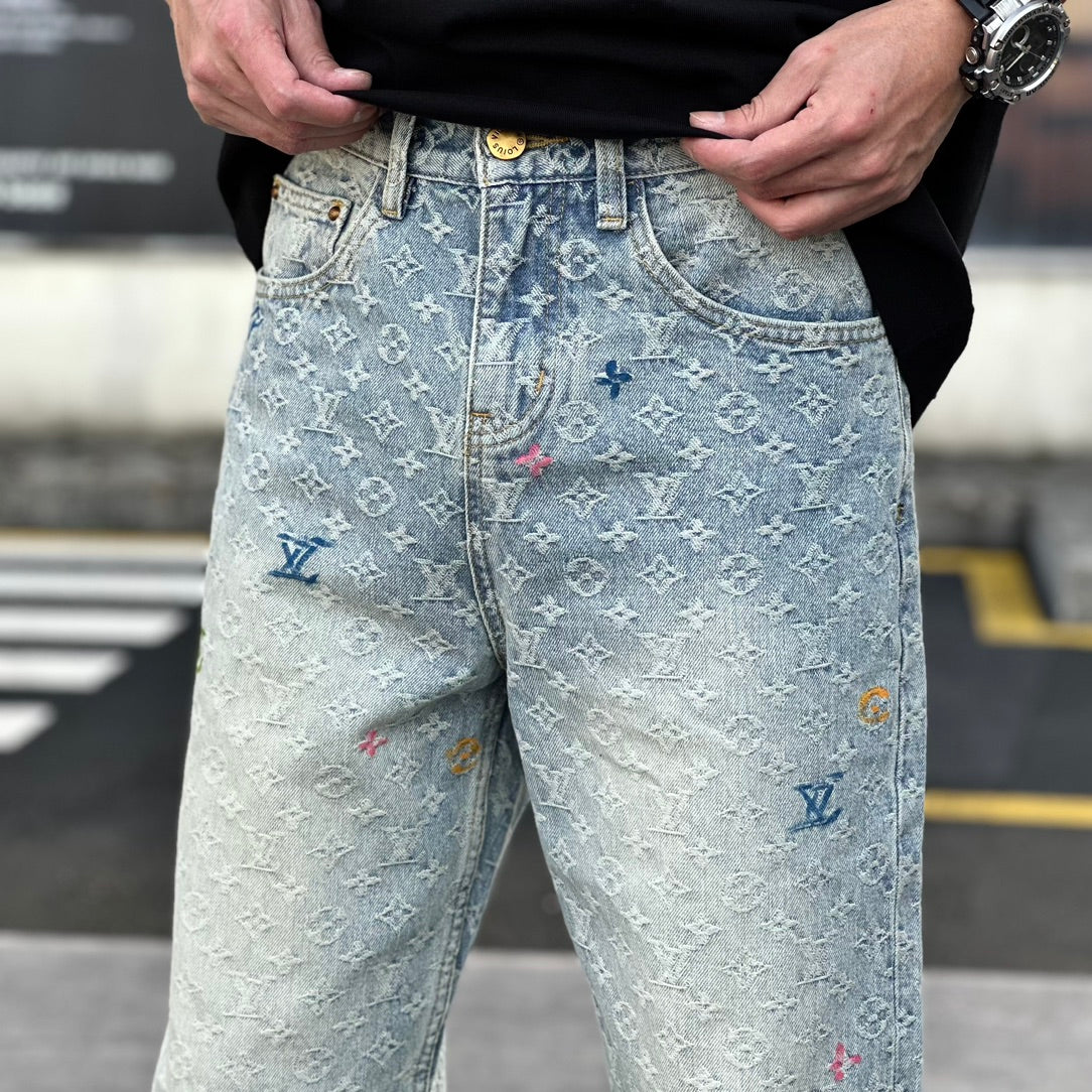 Luxe Printed Fashion Jeans