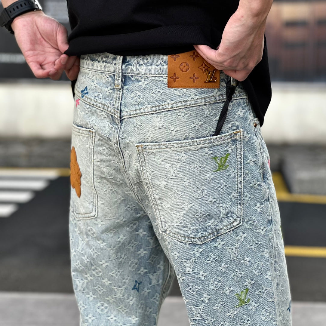 Luxe Printed Fashion Jeans