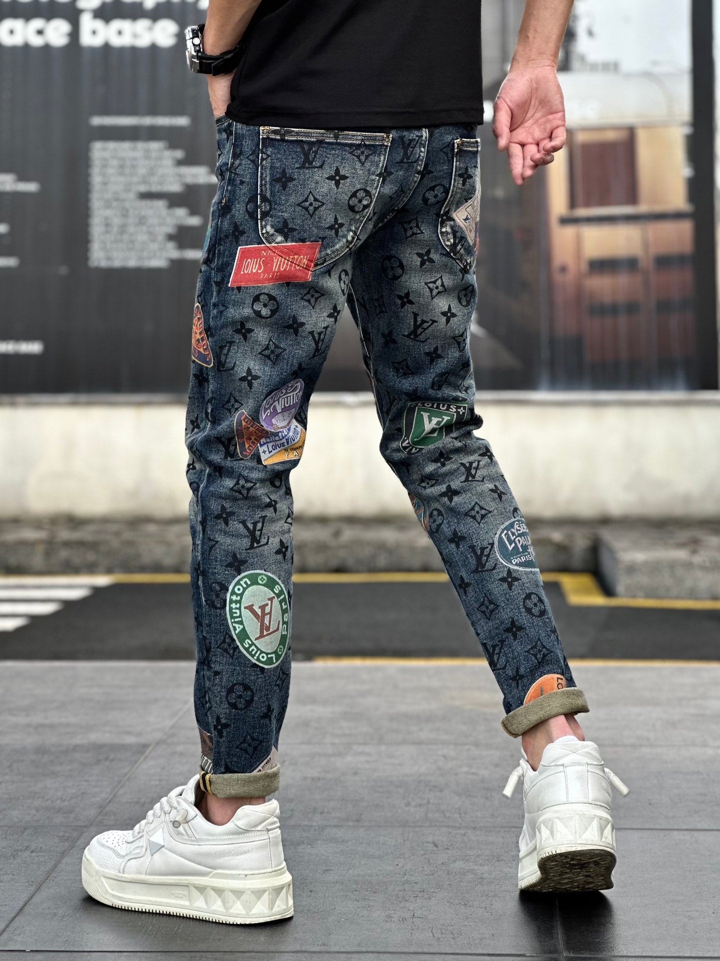 Luxe Printed Fashion Jeans