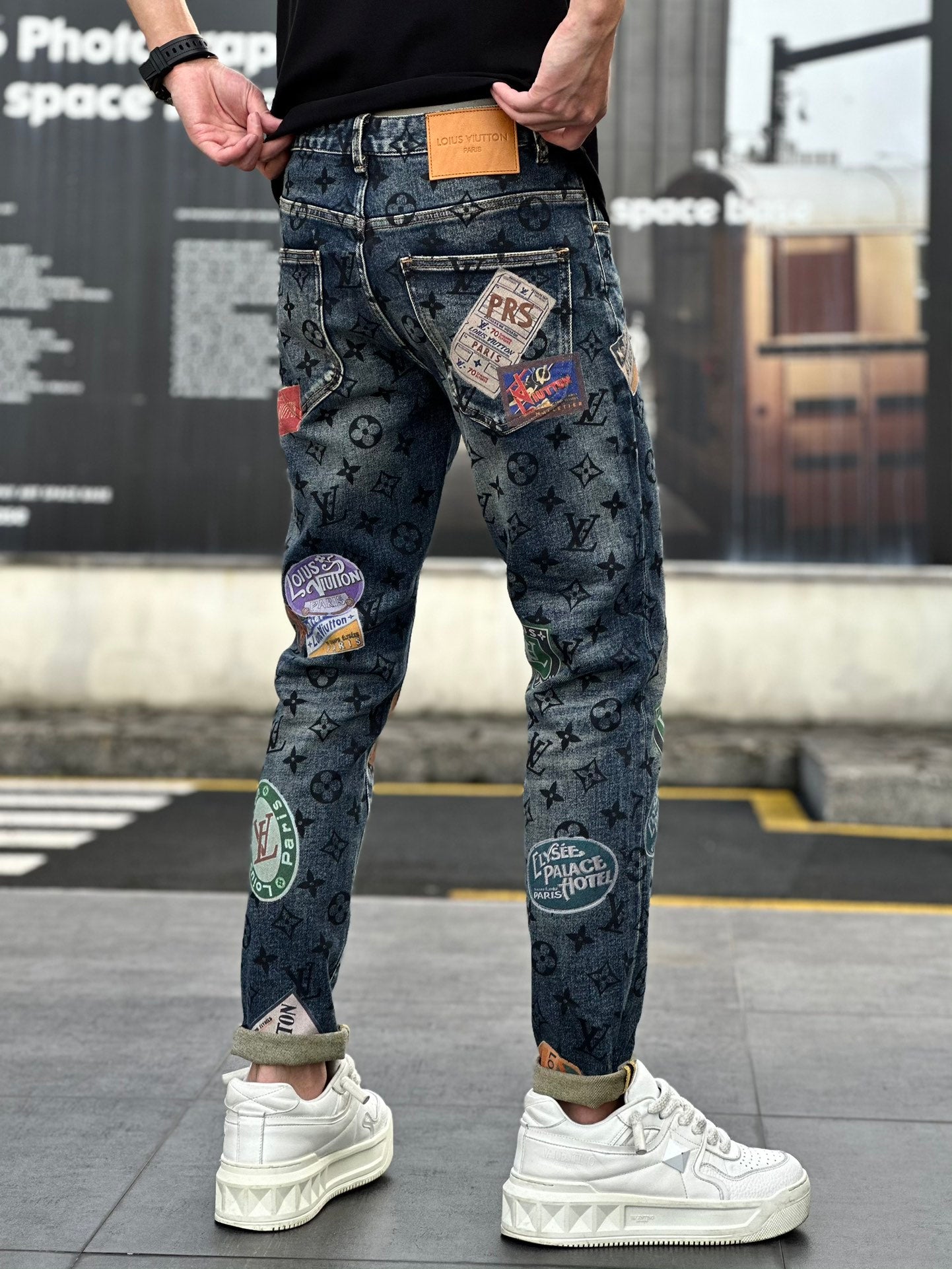 Luxe Printed Fashion Jeans