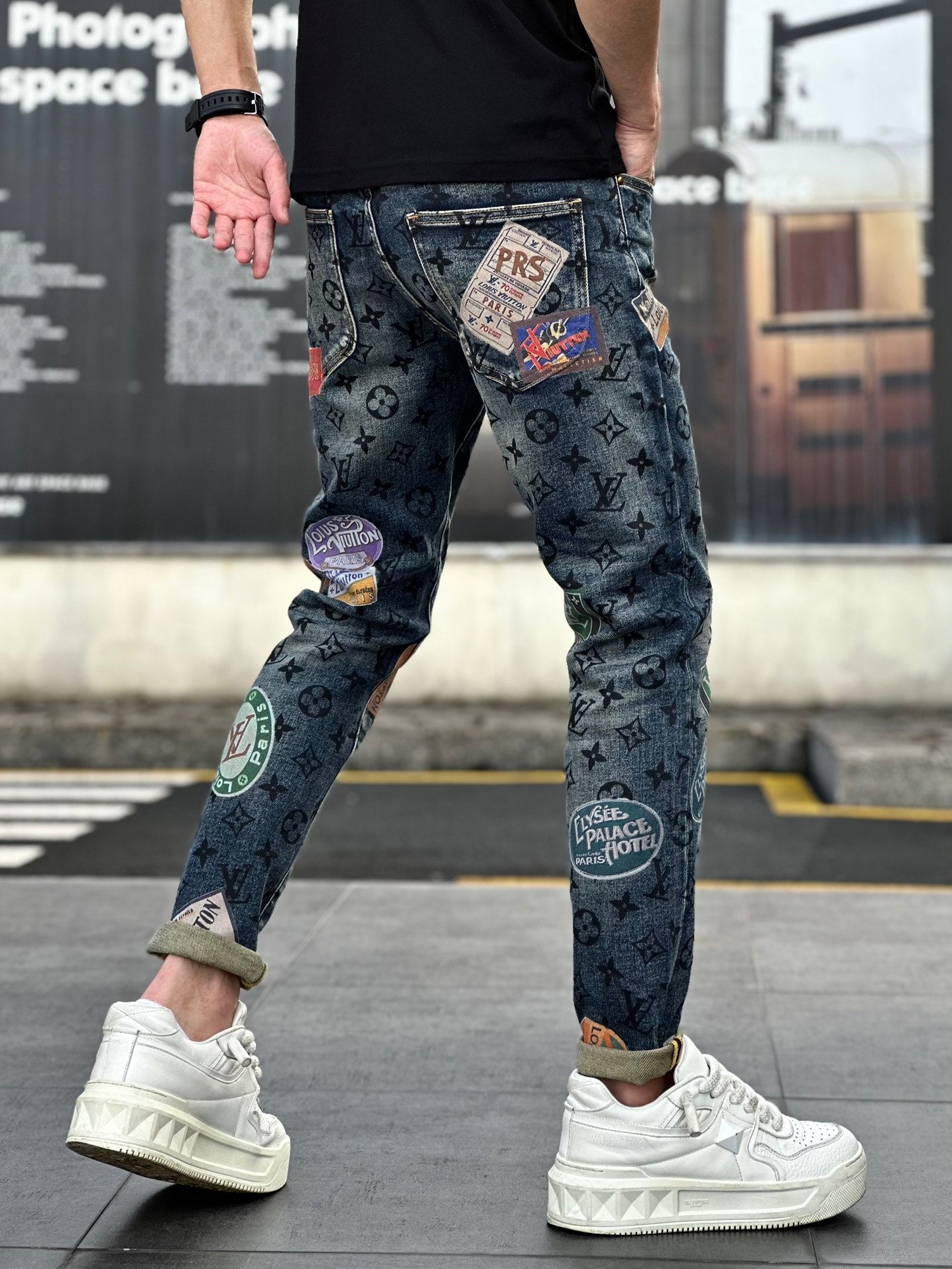 Luxe Printed Fashion Jeans