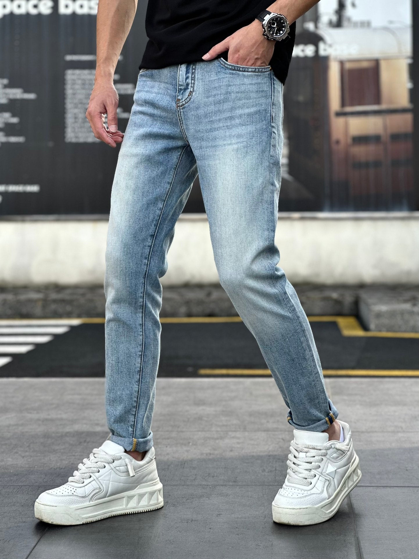 Luxe Printed Fashion Jeans