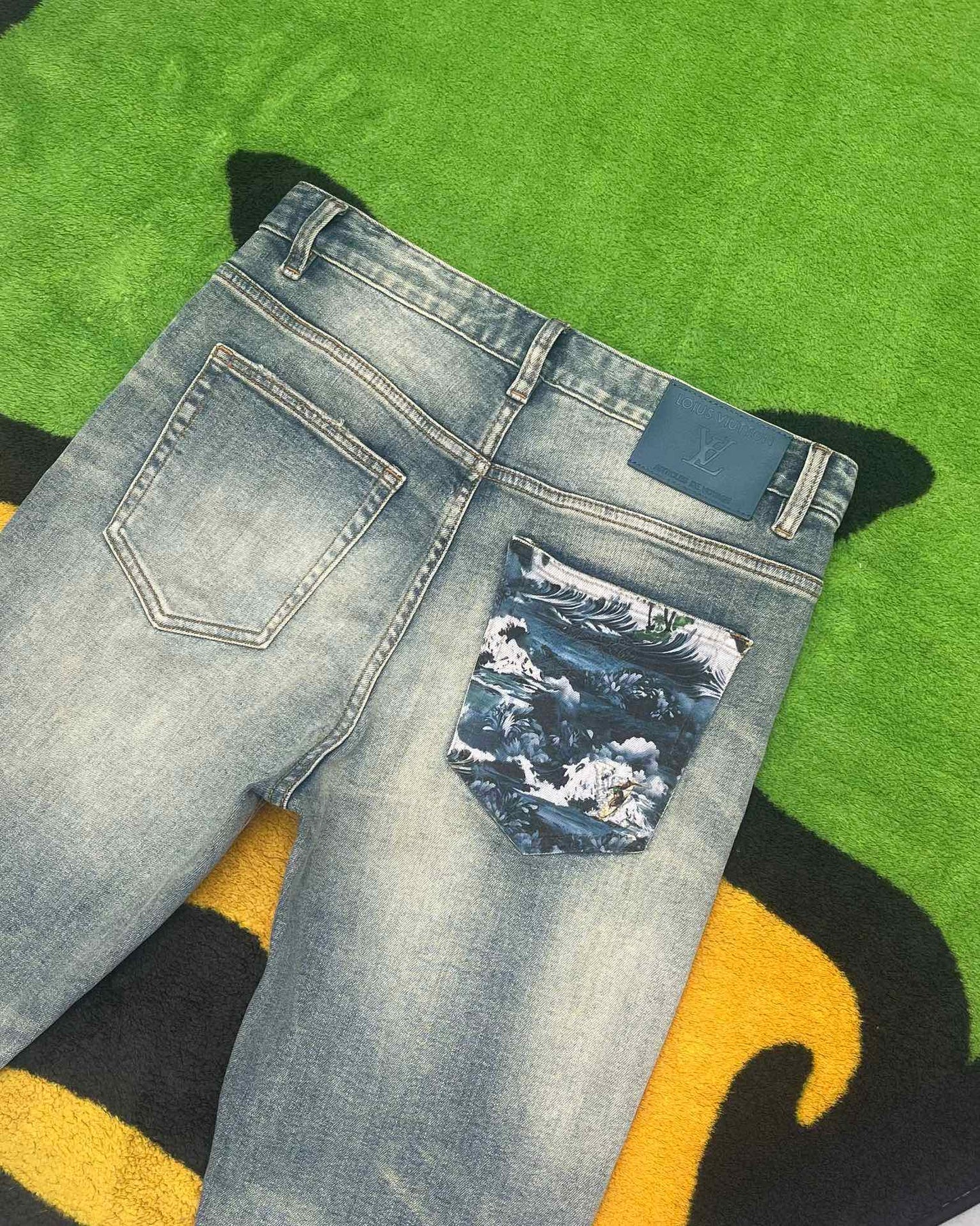 Luxe Printed Fashion Jeans