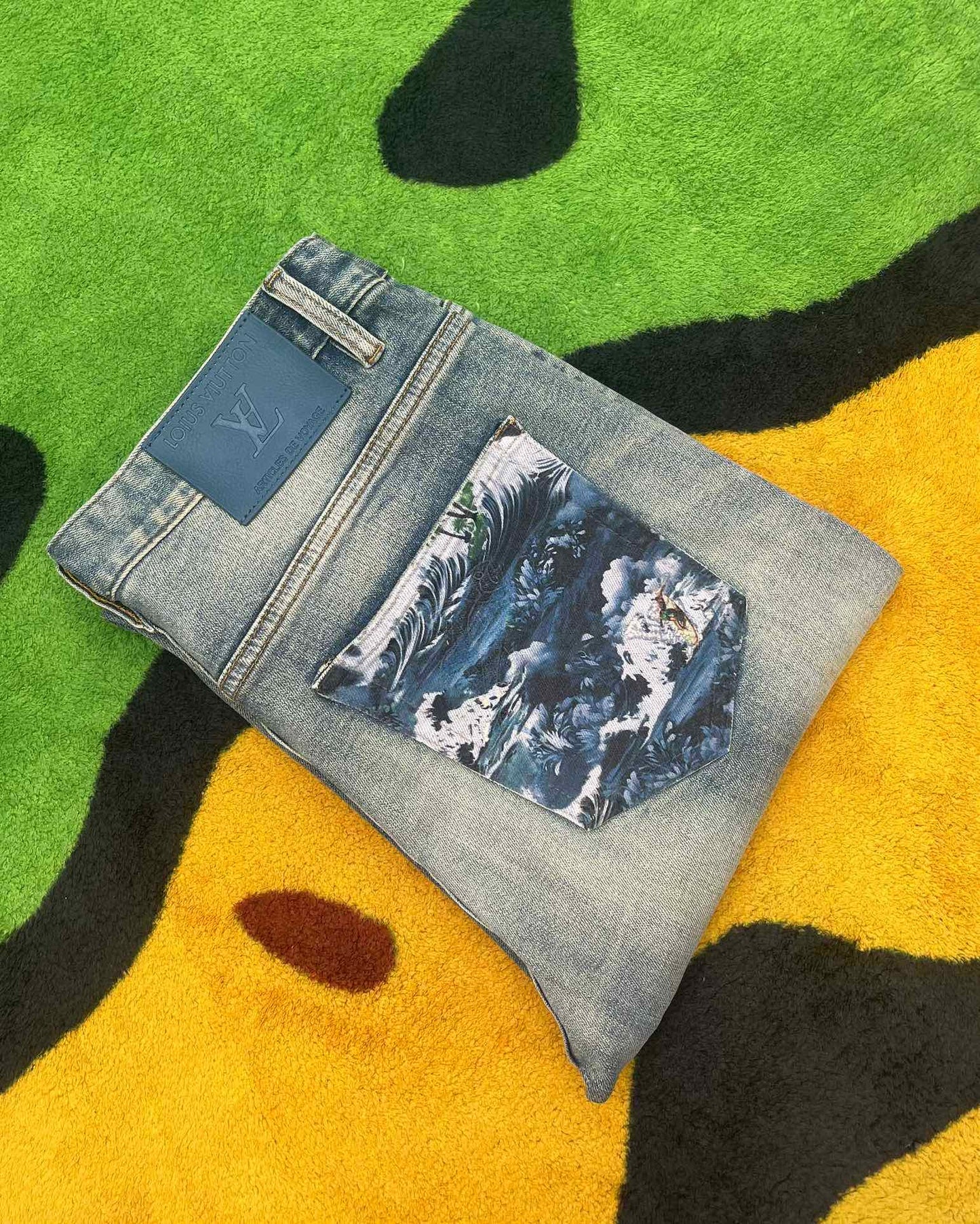 Luxe Printed Fashion Jeans