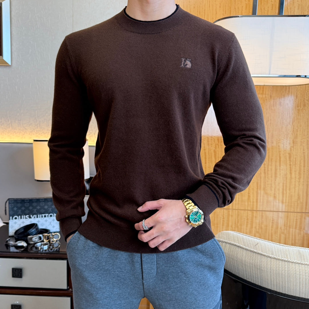 Cashmere long-sleeved T-shirt-3