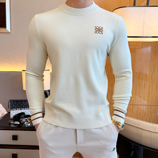 Cashmere long-sleeved T-shirt-4